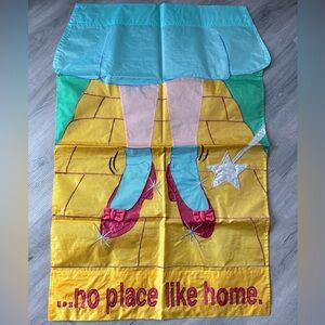 👠 RARE 1998 Vintage Wizard of Oz Flag with Ruby Red Shoes NEW